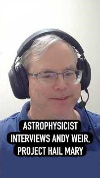 Andy Weir's spreadsheets for Project Hail Mary maths #shorts