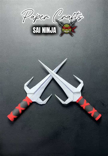 How to Make SAI Ninja Turtles Origami Step-by-Step