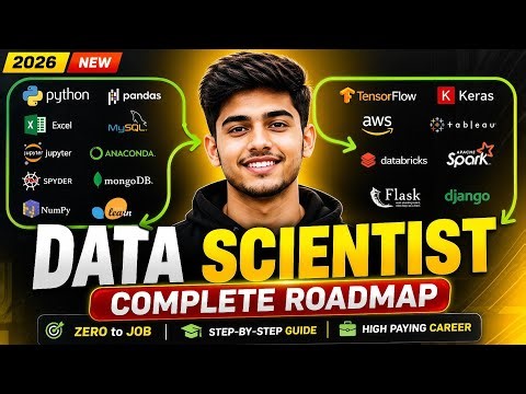 Data Science Roadmap 2026 | Zero to Job Complete Guide for Beginners (Excel + Python + SQL + AI