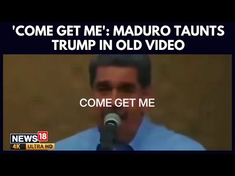 'Come Get Me': White House Releases Old Video Of Maduro Taunting Trump After U.S. Caracas Raid | 4K