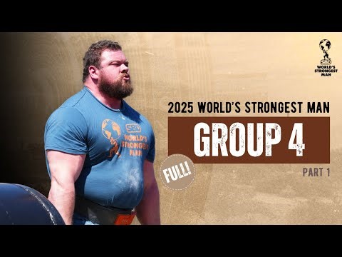 *FULL* 2025 SBD World's Strongest Man | GROUP 4 (Part 1)