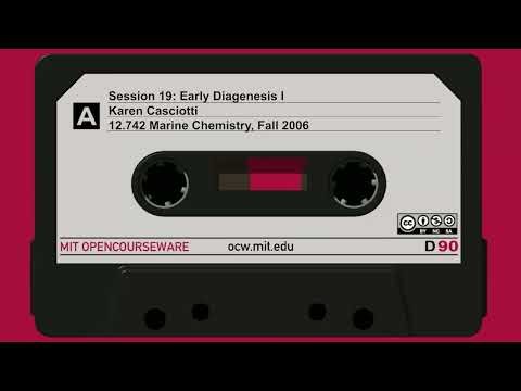 Session 19: Early Diagenesis I