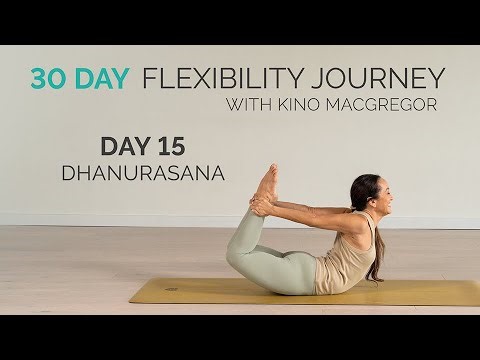 Day 15: Backbends, Gently | January 30 Day Flexibility Challenge | Dhanurasana