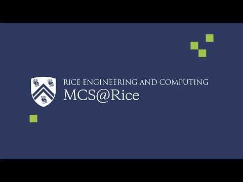 Rice Online Master of Computer Science (MCS@Rice) Program - August 2026