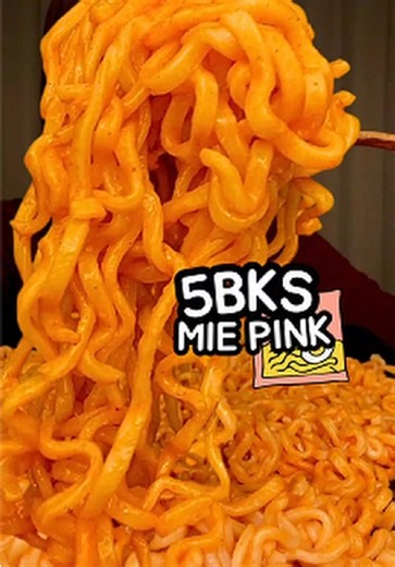 Resep Mie Pink & Mie Wonhae Viral, Mana yang Paling Enak? 🍜