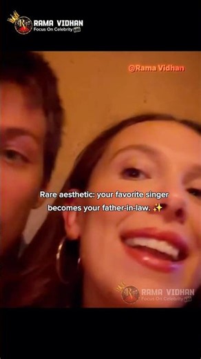 When Millie Bobby Brown Married Her Favorite Singer’s Son 🥹❤️ #milliebobby #shortsfeed #viral