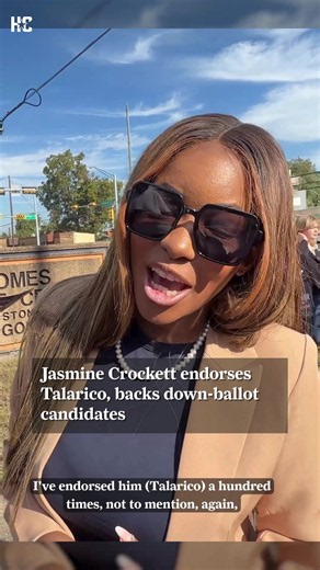 Jasmine Crockett has endorsed James Talarico “a hundred times,” but she’s also using her platform to draw attention to down-ballot races across Texas. She says voters need to pay attention beyond the top of the ticket. ⠀ Take a look at your ballot in the Houston Chronicle Voter Guide, at the link in our bio.
