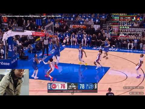 FlightReacts To #1 PISTONS at #8 MAGIC | FULL GAME 4 HIGHLIGHTS | April 27, 2026!