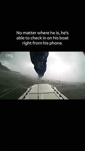 We can confirm, even sailboats are protected by Ring! ⛵️