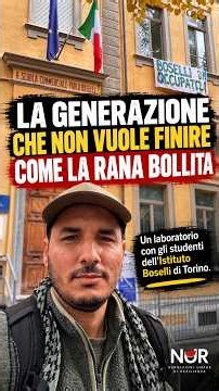 Una generazione che non vuole fare la fine della rana bollita | Laboratorio all'Istituto Boselli TO