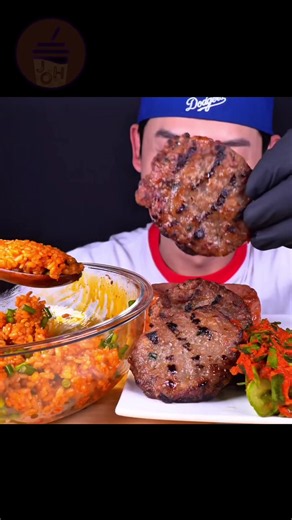 Korean BBQ Patty With Spicy Rice! Satisfying Big Bites ASMR MUKBANG ©️Bonggil #Asmr #Asmrmukbang #Bigbites #mukbangbigbites #satisfyingsound