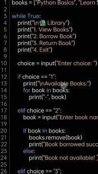 Day 23: Build a Library Management System with Python 📚🐍 | 30 Days of Python Projects#shorts
