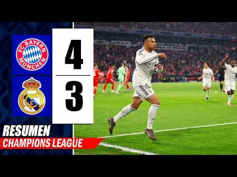 BAYERN MUNICH vs REAL MADRID 4-3 (6-4) | GOLES y RESUMEN del PARTIDO | CHAMPIONS LEAGUE 2026