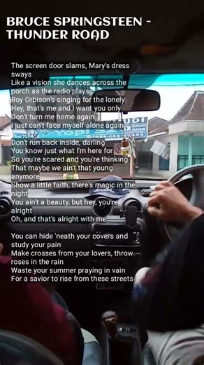 BRUCE SPRINGSTEEN - THUNDER ROAD