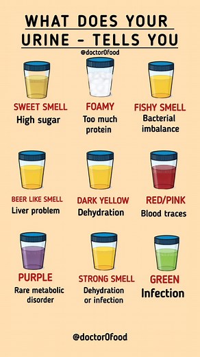 What Your Urine Tell You About Your Health | Urine Color & Smell Explained #healthylifestyle #health