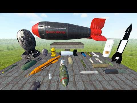 Throwing Every Nuclear Bomb on the Ground in GMod