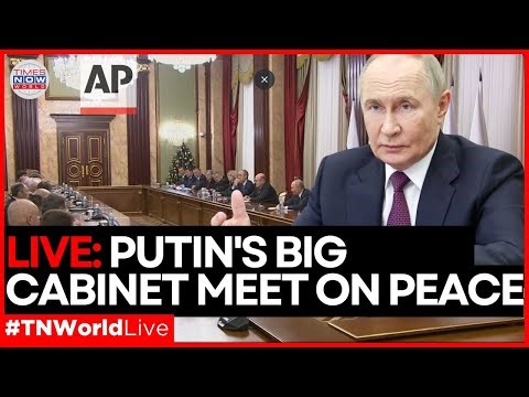 PUTIN'S PEACE PLAN LIVE | Russian President Chairs Cabinet Meeting on Ukraine Strategy | TN World