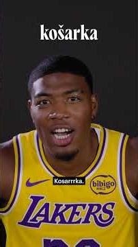 "Košarka means co-sharks? Two sharks?" Luka's teaching the team Slovenian 😎