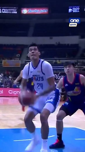 Raymond Almazan SLAMS IT for for Meralco vs Rain or Shine in 1Q | PBA Season 50 Philippine Cup