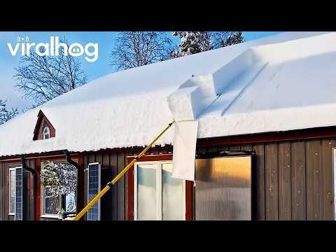 Satisfying Snow Removal || ViralHog