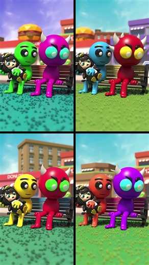 Gugugaga Penguin and Geometry dash afraid Beetles (all parts)