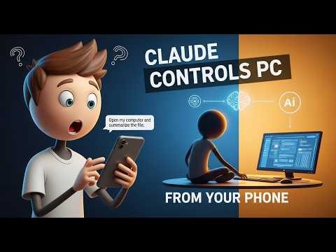 Claude’s New Remote Control Feature Lets You Run Your PC from Your Phone( game changer Claude AI)