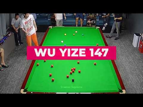 Wu Yize Hits a 147 in a Friendly Game