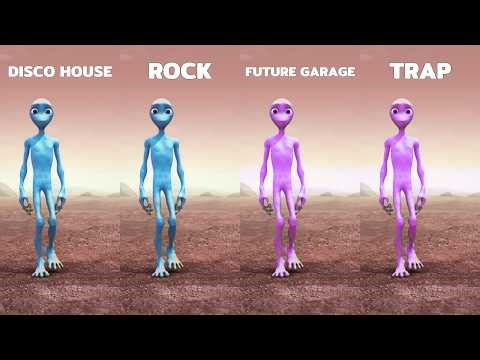 👽DANCING CYAN & PURPLE ALIEN🔥 | Full HD 2026 | BLACK ALIENY YT