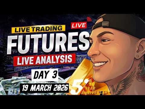 50K Futures Prop Firm Challenge LIVE 🔴 NQ & GOLD Trading 03/20/2026