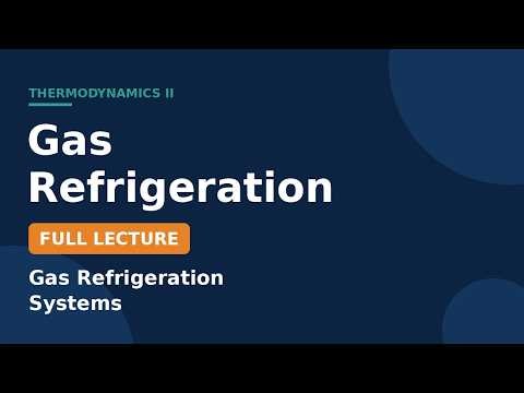Gas Refrigeration Systems — FULL LECTURE | Reversed Brayton Cycle, Regeneration & Aircraft Cooling