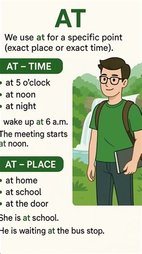 Use of At | #englishlanguage #grammartips #simpleusessides