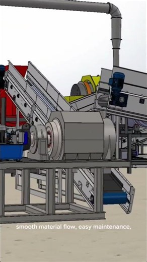 Industrial Salt Washing, Drying & Crushing Line | Complete 3D Design in #solidworks#MechanicalDesign