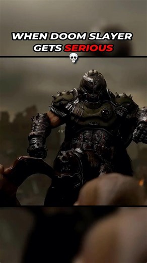 When Doom Slayer Get Serious 💀 #gaming #doom #edit