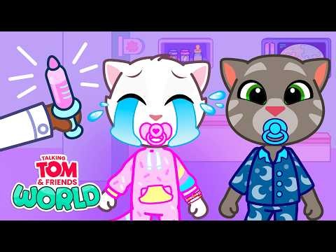 Baby Tom and Angela 👶🍼 Talking Tom & Friends: World Gameplay