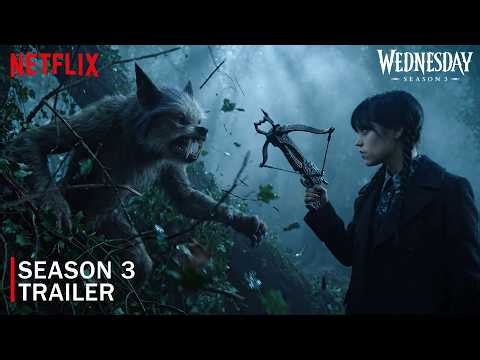 Wednesday Season 3 – TRAILER | Jenna Ortega, Emma Myers, Eva Green | Netflix Series Concept