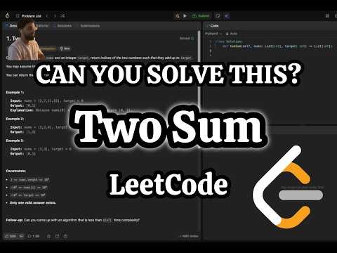 The Two Sum Problem Explained (LeetCode Interview Question)