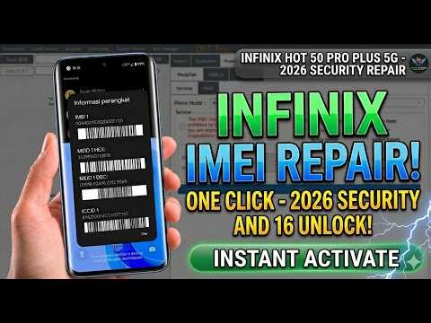 Infinix Hot 50 Pro 5G IMEI Repair Android 16 🚀 | No Root | Dual Sim Fix (2026)