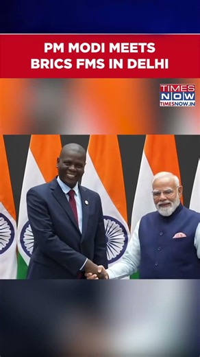 PM Modi Meets BRICS Foreign Ministers In Delhi As India Hosts 2026 Global Huddle #shorts