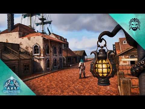 I Built an Entire Pirate Town! | ARK Genesis [E12]