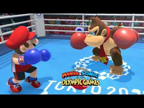 Boxing Hard Gameplay Mario & Sonic At The Olympic Games Tokyo 2020 Mario Bowser Jr Blaze Peach Amy