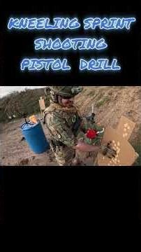 KNEELING SPRINT SHOOTING DRILL | FFC Team Runs | Movement, Accuracy, Accountability #shorts