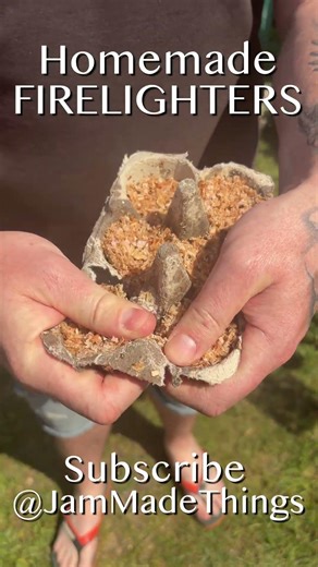 Homemade Firelighters #woodworking #wood #cinematicdiy #diy #jammadethings