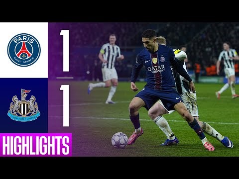 Match nul pour terminer la phase de ligue I PSG 🆚 Newcastle, le résumé du match 