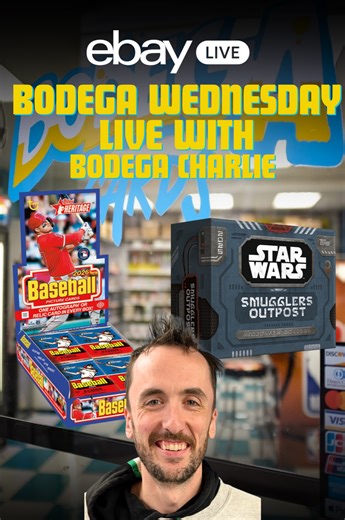 Wednesday Live! 2026 Topps Heritage Baseball #3 + SW Smugglers Outpost #3