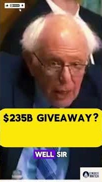 Bernie Sanders CONFRONTS Scott Bessent Over $235 Billion Tax Break.