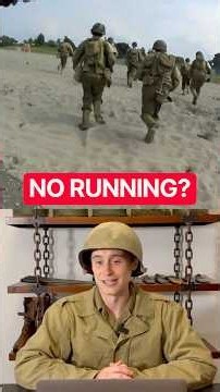 Why Don't D-Day Reenactors Run?