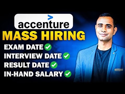 Accenture Again ASE Mass Hiring | Exam, Result, Interview Date, In-Hand Salary | Complete Timeline