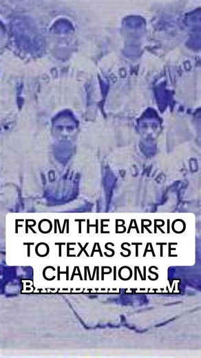 BARRIO BOYS TO CHAMPIONS - “In 1949, the Bowie Bears became the first all-Hispanic team to win a Texas state baseball championship. They faced discrimination, but their victory gave El Paso’s barrios pride that still inspires today.” #mexicano #mexicana #mexicanamerican #elpaso #elpasotx