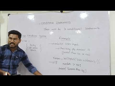 Conditional statements in python @CodeWithSubbu-407 