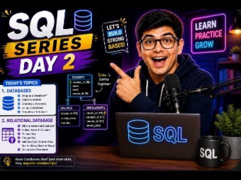 What is a Database & Relational Database in SQL? Explained for Beginners 🔥